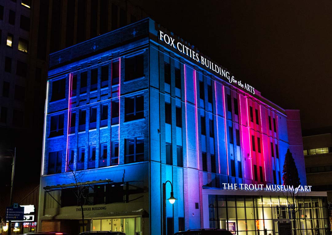 Trout Museum at Night