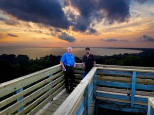 Max and Saurab at High Cliff