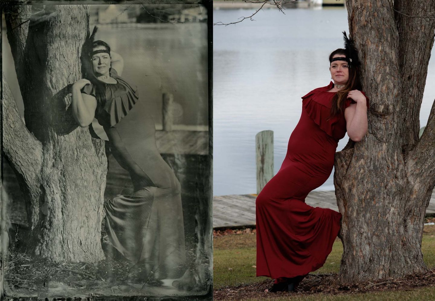 tintype compared to a digital photo